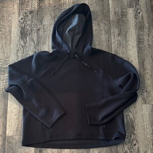 Lululemon Cropped Hooded Sweatshirt - Black - Size 10